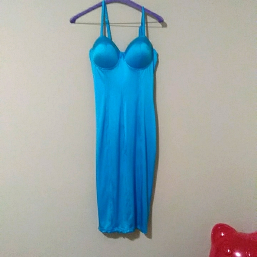Satin dress one time one
